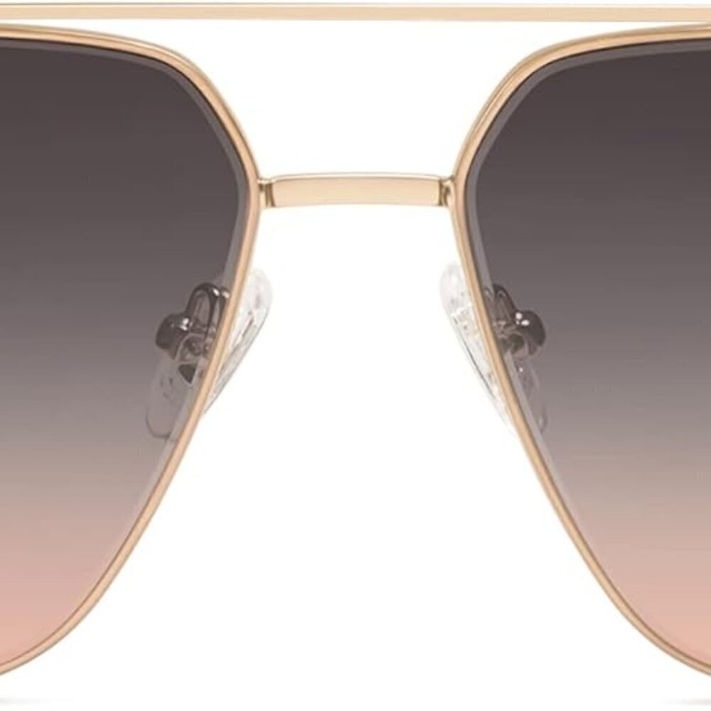Retro Oversized Square Sunglasses Metal Frame UV400 Protection for Men Women